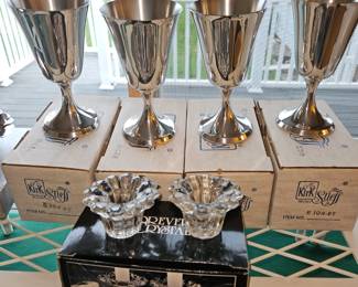Kirk Stieff Co. Pewter Goblets #P104BT!
