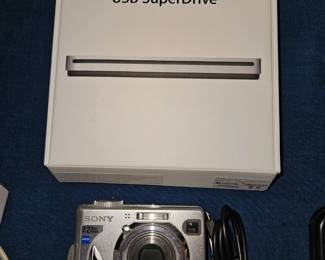 USB Superdrive #A1379 & Sony Cyber-Shot Camera #Dsc-W7!

