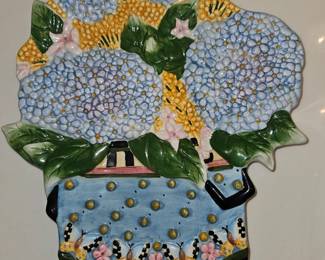 Debbie Mumm Sakura Hydrangea Platter!
