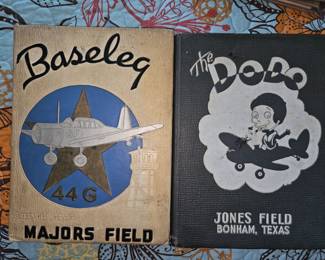Baseleg 1944 Yearbook, “The Dodo” Jones Field Bonham, Texas Yearbook!

