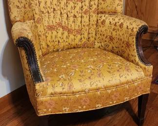 Vintage channel back chair great condition 