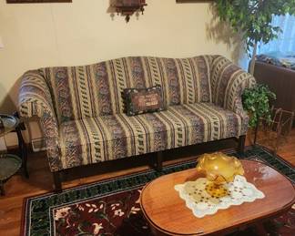 Great Chippendale Camelback Sofa