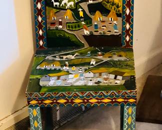 Hand Painted Folk Art Furniture