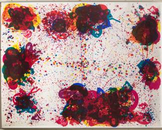 Sam Francis, "Lyre Eight", lithograph, 25/50, Purchased from Alice Simsar Gallery, Ann Arbor