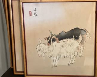 Japanese paintings, Framed by Hudson's