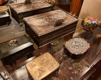 Collection of Antique Boxes