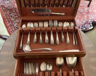 International Sterling “Spring Glory” Flatware 