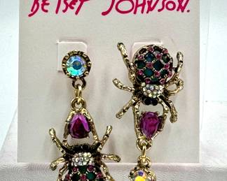 Betsy Johnson Creep Show Earrings - NEW