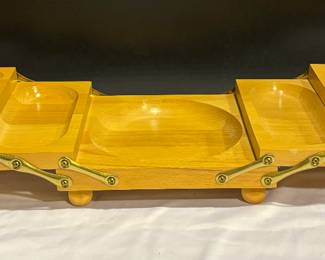 Karoff Original Fold-Away Buffet that measures 6 x 8 x 3.5 inches