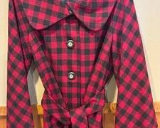 Ladies Pendleton Black and Red Checked Jacket, size 10. Item in very good condition. 