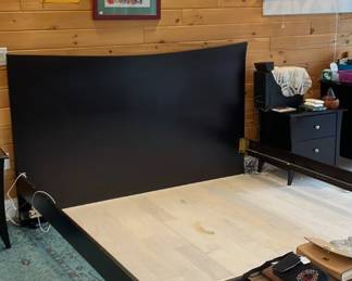 King Size Bed with end table and dresser. Willing to sell separately.