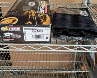 Brake Pads, Seat Blankets, Visor Covers