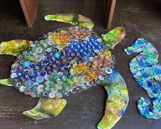 Artwork from recycled materials