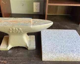 Anvil and Leathermans Stone