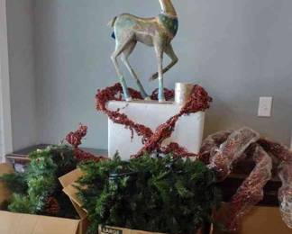 Christmas Tree, Garland, Greenery