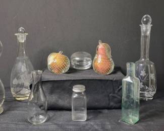 Glass Decanters and Bottles