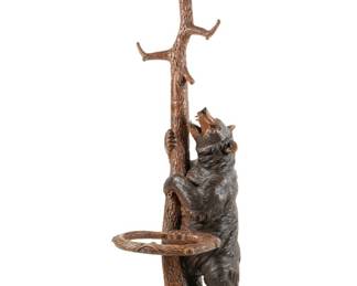 Black Forest Carved Bear Coat Rack