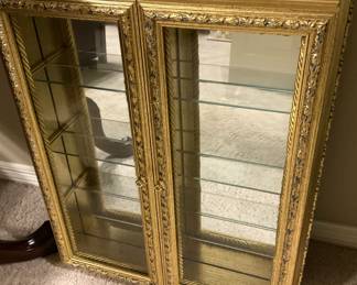 Wall display cabinet