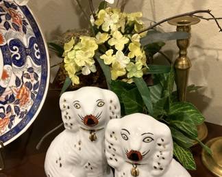 Staffordshire style dogs