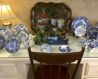 Blue & white selections