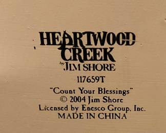 Heartwood Creek - Jim Shore pumpkin