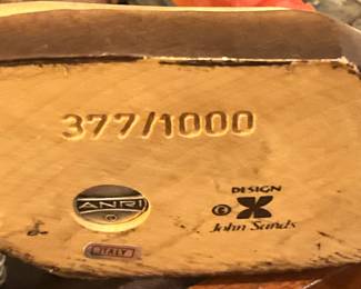 Hand-carved Anri (from Italy) figures 