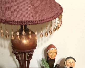 Another lamp; nut crackers