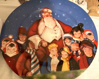 Santa plate - made in Germany