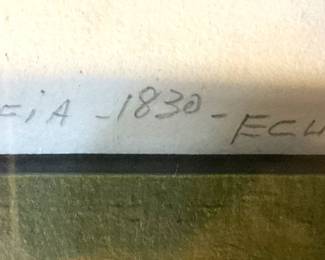 Lithograph - 1830  - Ecuador