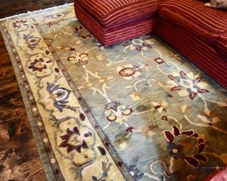 Pottery Barn Persian style rug. (Approx 9x12)