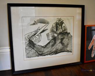 William Gropper etching