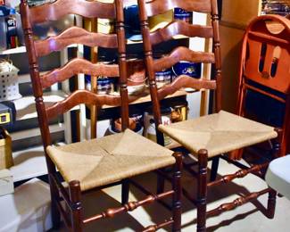 Ladderback chairs
