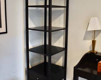 Baker Furniture "Clark" mahogany etagere