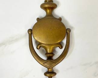 Vintage brass door knocker