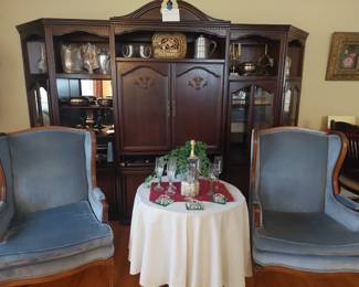 French Louis XV wingback chairs in near perfect condition. $300 each, $500 for the pair