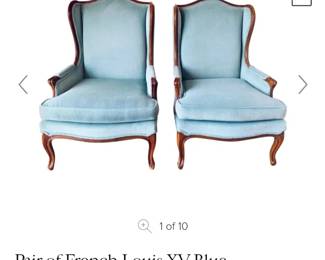 For illustration purposes of chairs in preceding photo