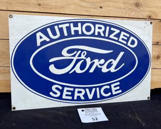 Ford Authorized Service sign