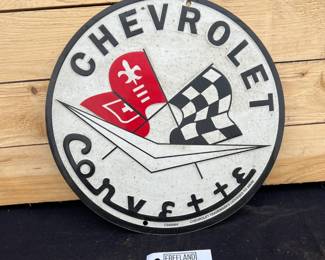 Corvette round sign