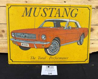 Ford Motor Company Mustang Sign