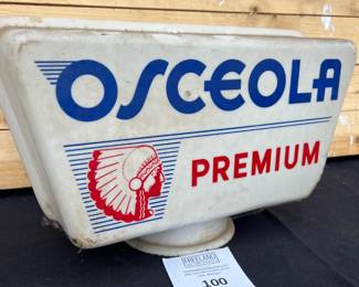 Osceola Premium 1950s/60s Gas Globe