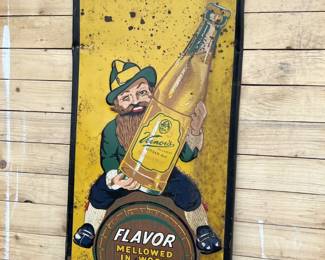 1950s Drink Vernor's Ginger Ale Vertical Sign