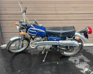 1971 Honda Model 175 Motorcycle