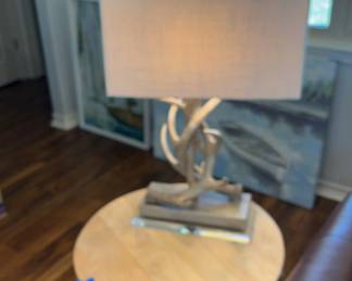Set of 2 antler lamps