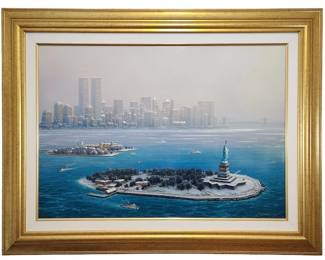 Alexander Chen Signed LE NY Gateway Winter Giclee