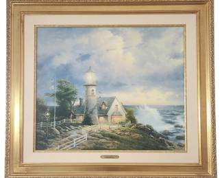 Thomas Kinkade Light in the Storm Publishers Proof
