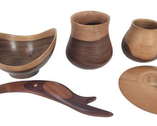 Barry Biesanz MCM Style Wood Art Pieces