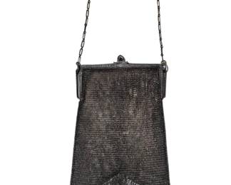 Early 20th Century Mesh Chainmail Metal Purse