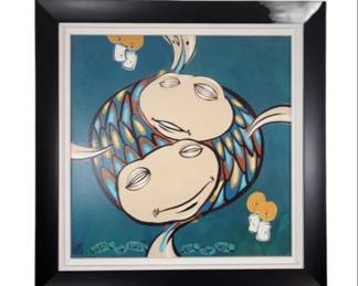 D. LEBO Signed Heart to Heart Soul to Soul Giclee