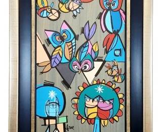 LEBO Signed Free to Fly LE Giclee on Canvas