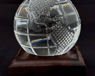Waterford Crystal Globe with Base Figurine